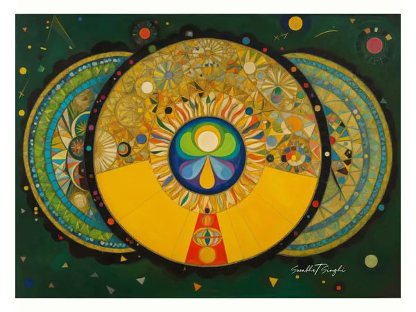 VisualStarseed's tweet card. Inner Cosmos by Surabhi Singhi was submitted to the Future Frames: Transient Labs X HUG Open Call Open Call on @thehugxyz. Visit HUG to vote for their artwork and help them get curated 🎨