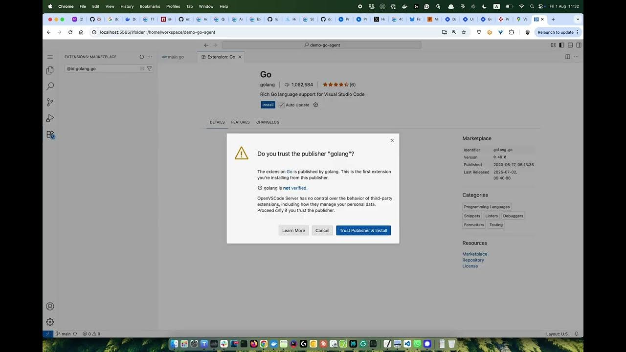 k33g_org's tweet card. Spawn Web IDE from Docker Desktop