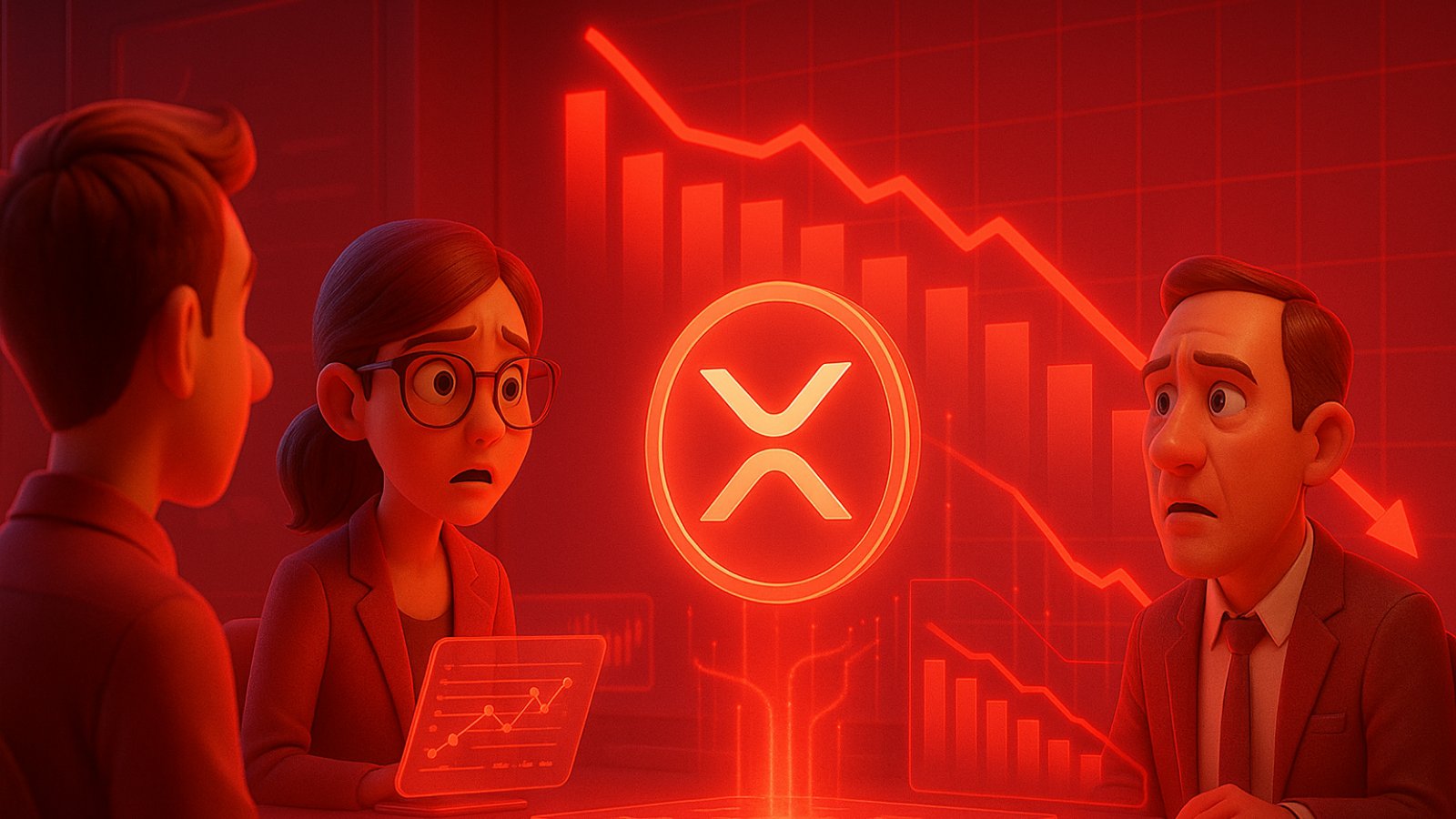 bitnoticias_'s tweet card. XRP enfrenta forte pressão após 42% da oferta entrar em queda, aumentando riscos para novos investidores no mercado.