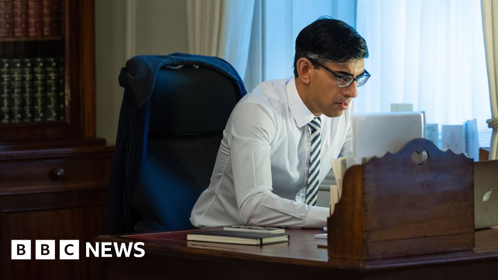 BBCNews's tweet card. In his first speech of 2023, the PM also set out his priorities, including dealing with NHS backlogs.