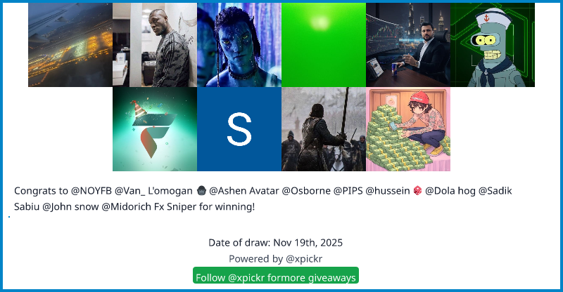 goat_funded's tweet card. Congratulations to NOYFB, Van_ L'omogan 🦍, Ashen Avatar, Osborne, PIPS, hussein 🎲, Dola hog, Sadik Sabiu, John snow, Midorich Fx Sniper for winning the draw!