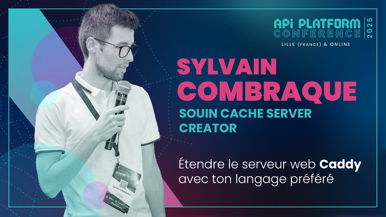 Darkweak_dev's tweet card. API Platform Conference 2025 - Sylvain Combraque - Étendre Caddy avec...
