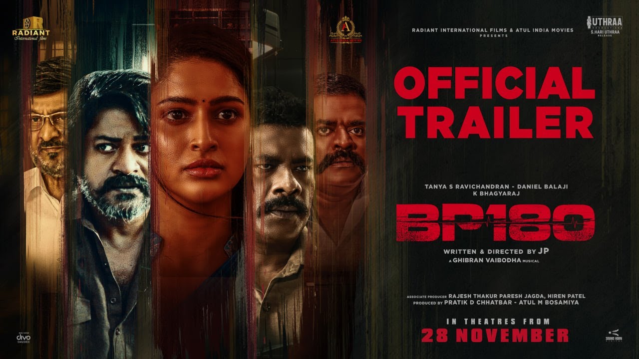 udhayramakrish2's tweet card. BP 180 - Official Trailer | Daniel Balaji, Tanya S Ravichandran | JP...