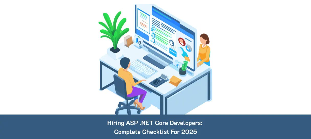 BigscalTech's tweet card. Learn how to hire ASP.NET Core developers with our comprehensive checklist and find the perfect match for your project needs.