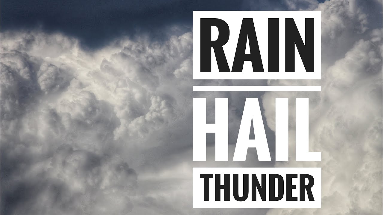 AmazonBookStore's tweet card. Rain Sounds for Relaxing Sleep (Rain & Hail & Thunder)