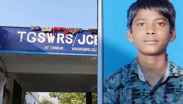 dishatelugu's tweet card. వికారాబాద్ జిల్లా తాండూరు పట్టణ సమీపంలోని ఎన్టీఆర్ నగర వద్ద ఉన్న తెలంగాణ సాంఘిక సంక్షేమ గురుకుల రెసిడెన్షియల్ పాఠశాలలో చదువుతున్న ఇద్దరు విద్యార్థులు అదృష్టమైన సంఘటన బుధవారం చోటుచేసుకుంది.