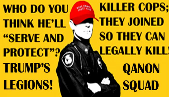 VenusianAndroid's tweet card. Police State