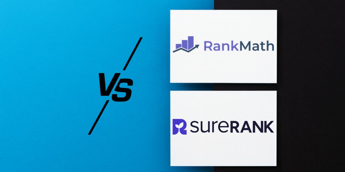 blogrecode's tweet card. Rank Math vs SureRank comparison reveals shocking truths. One costs $0, the other $59/year. I tested both on personal and client sites.