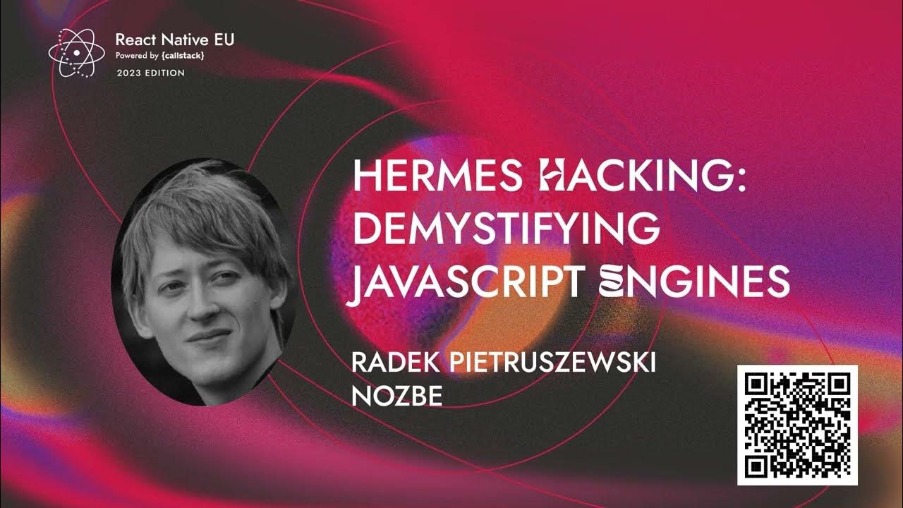 talks_weekly's tweet card. Hermes Hacking: Demystifying JavaScript Engines - Radek Pietruszewski...