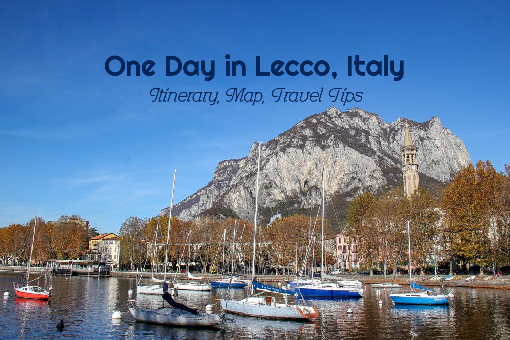 JetSettingFools's tweet card. Spending one day in Lecco on Lake Como in Italy? Make the most of it with our day trip itinerary featuring the best sights and adventures!