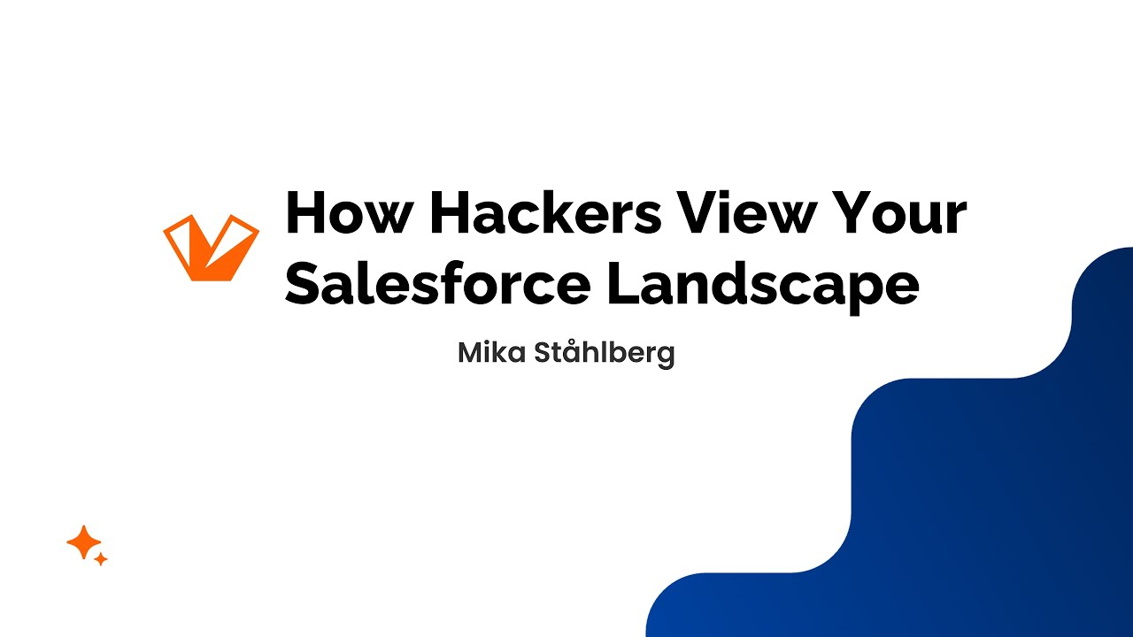 ValoSecurity's tweet card. Valo Security Keynote: How hackers view your Salesforce landscape