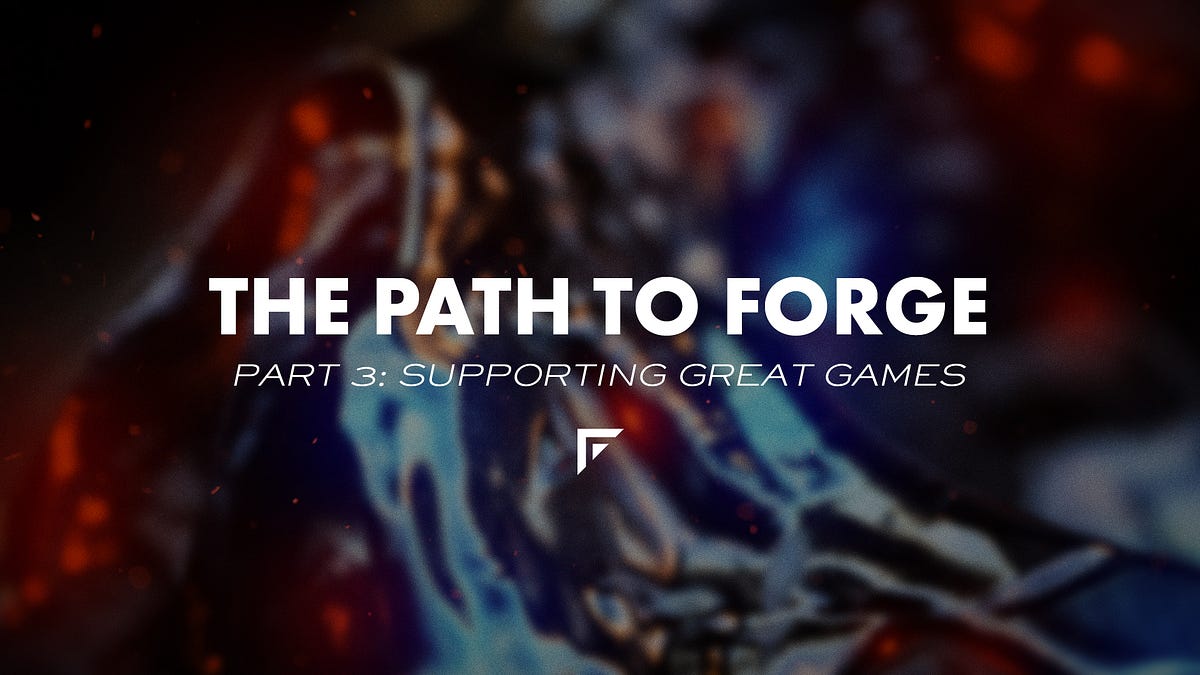 Forge's tweet card. Our Philosophy on Curating the Best Up-and-Coming Indie Titles