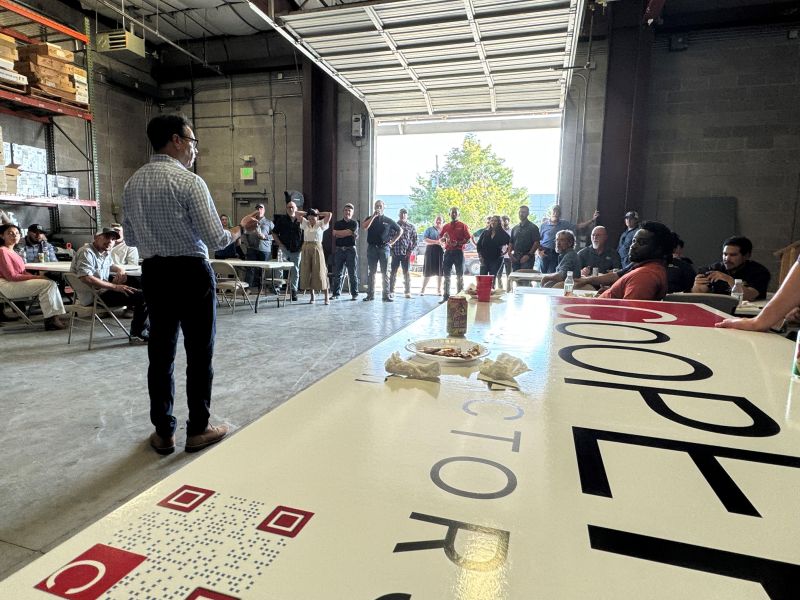 joe_r_flores's tweet card. We hit another milestone here at Cooper! We hosted our inaugural trade partner appreciation event with an open house here at home base. We couldn’t be happier with the turnout! We enjoyed some wood...