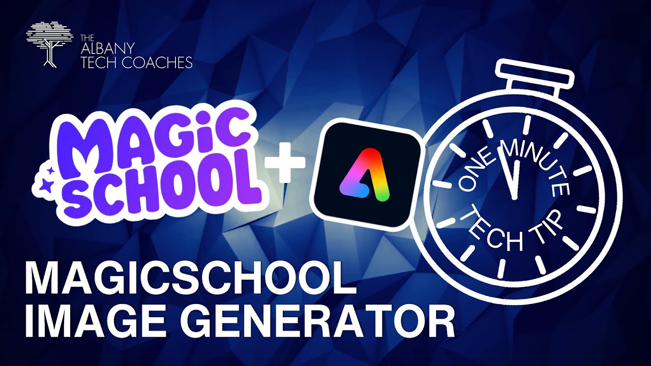 albanytechcoach's tweet card. 1-Minute Tech Tip- MagicSchool Image Generator