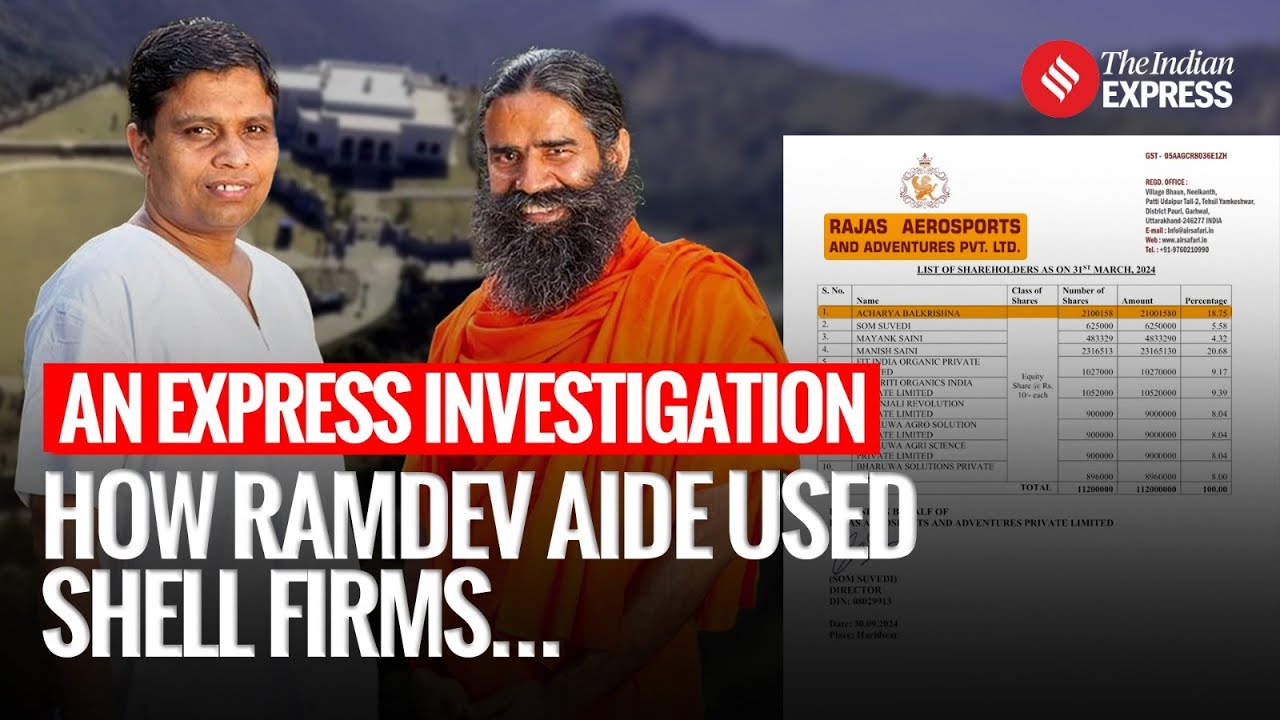 chowdhury_tista's tweet card. An Express Investigation: How Ramdev’s Aide Bagged Uttarakhand...