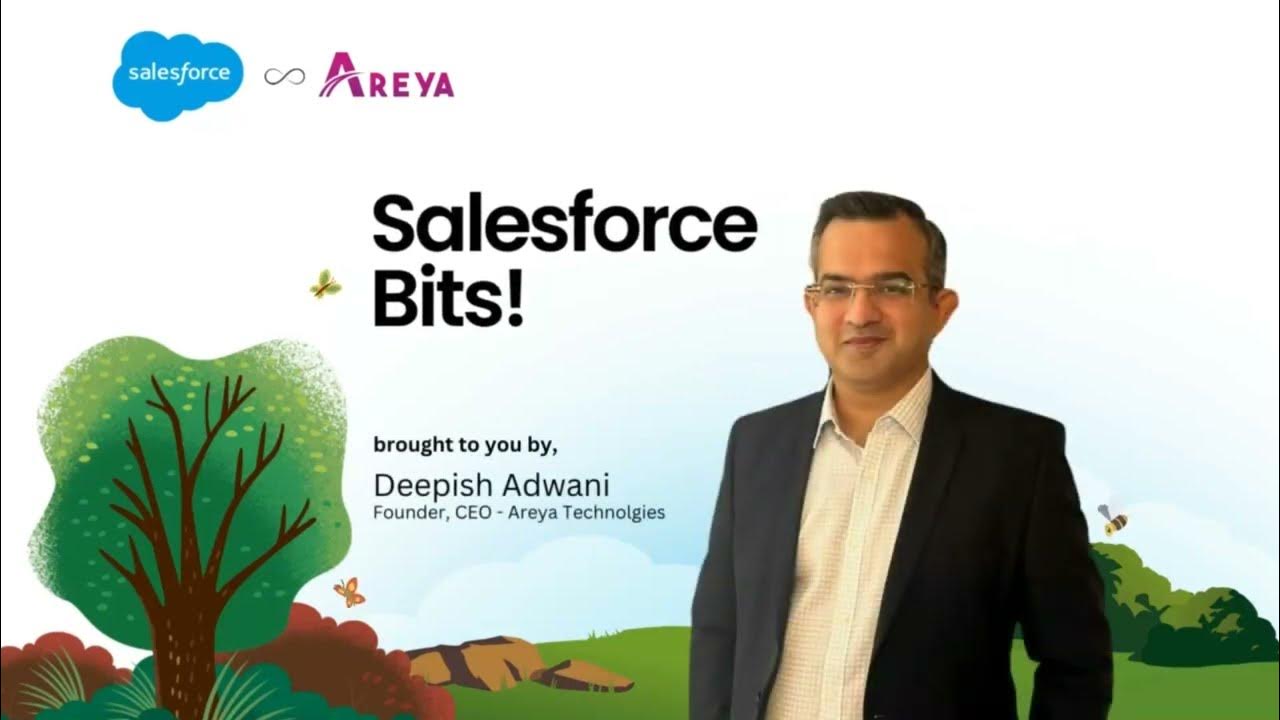 AreyaTech's tweet card. Salesforce Einstein Search | Finding simplicity, out of complexity!...