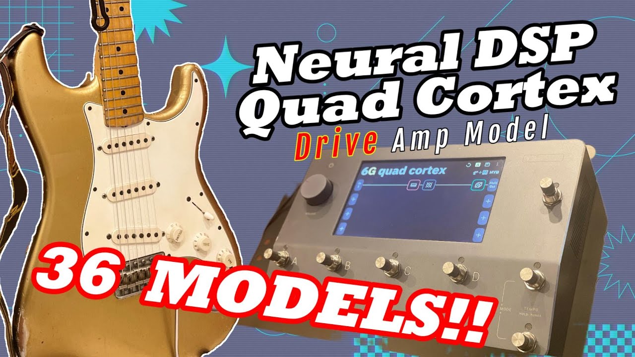 daikiendo_lucky's tweet card. 【弾き比べ】Neural DSP Quad Cortex の歪みアンプモデル比較！ストラトキャスター編