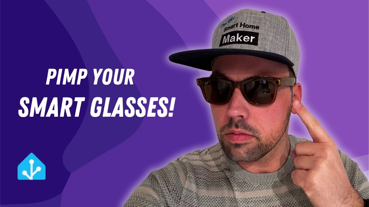 _smarthomemaker's tweet card. RayBan Meta smart glasses: Review, integration w/ Home Assistant &...