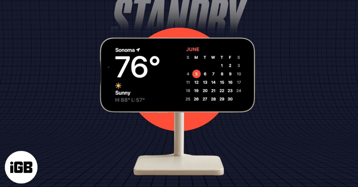 igeeksblog's tweet card. Standby mode turns your iPhone into an ambient smart display. Here is a detailed guide on how to use and customize Standby mode on iPhone.