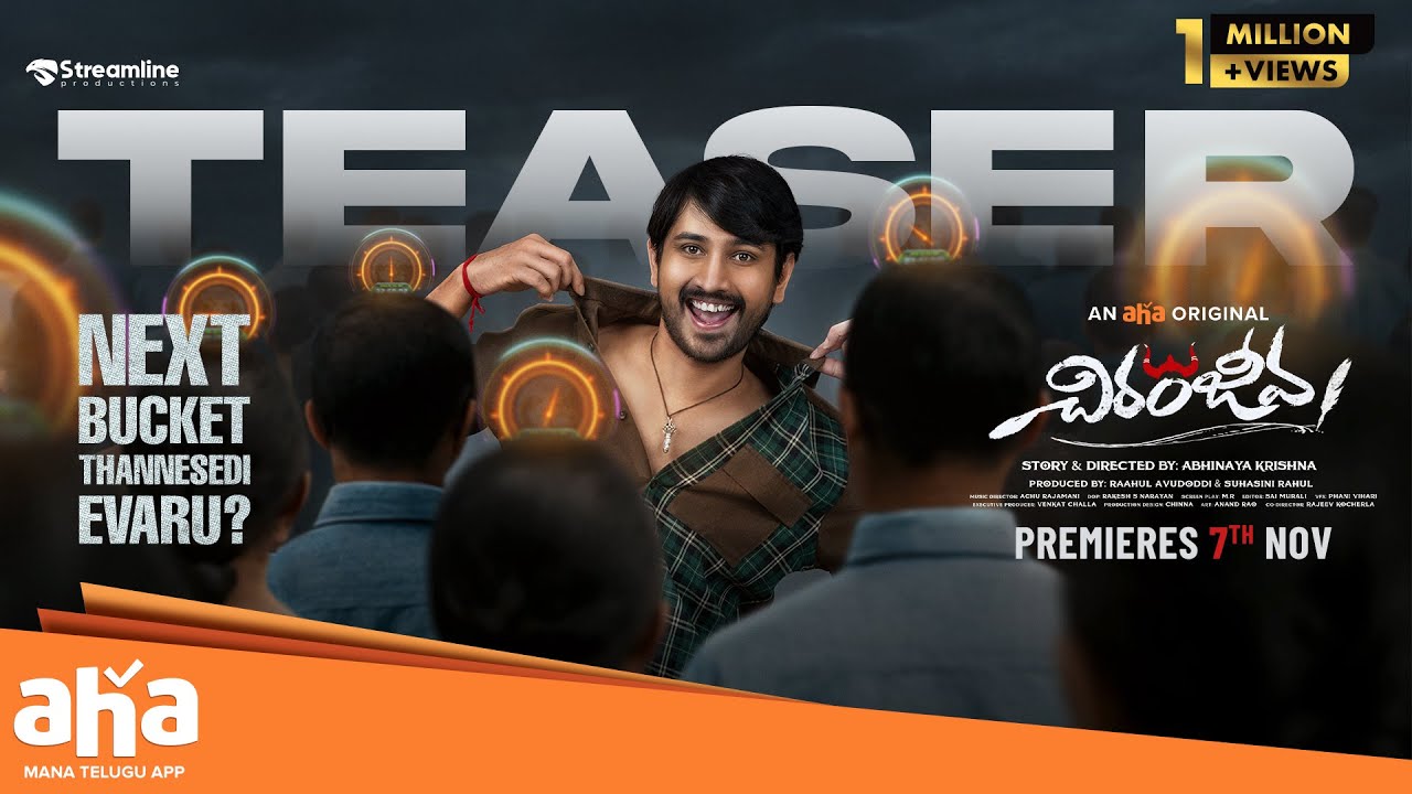 urstrulyMaxDHFM's tweet card. Chiranjeeva Movie Teaser | Raj Tarun | Kushitha Kallapu | Abhinaya...