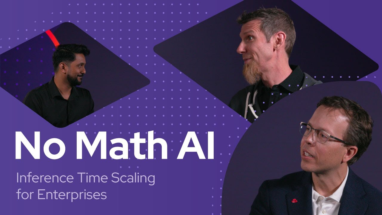 variational_i's tweet card. Inference Time Scaling for Enterprises | No Math AI