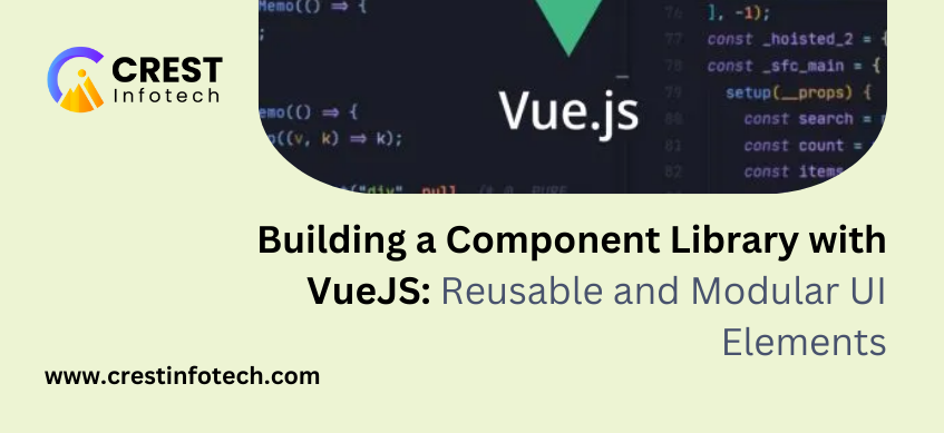 crestwebtech's tweet card. In modern web development, component libraries are essential for maintaining consistency, reusability, and scalability across applications. Vue.js, with its component-based architecture, is an...