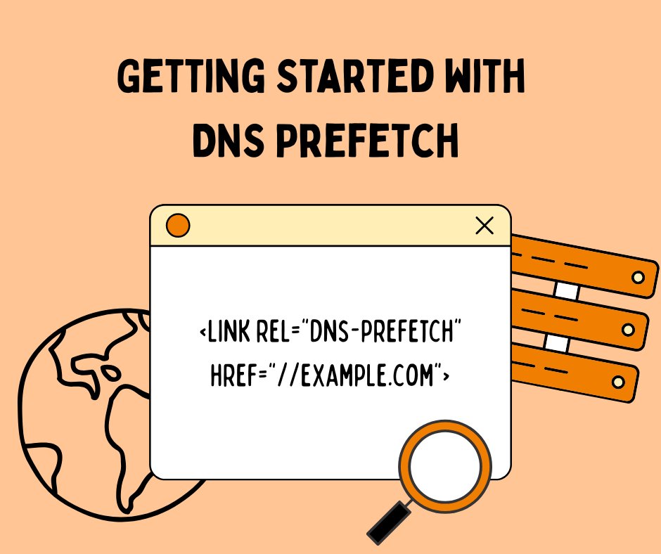ClouDNS's tweet card. DNS prefetch is a browser feature that resolves domain names in advance to reduce latency when loading external resources.