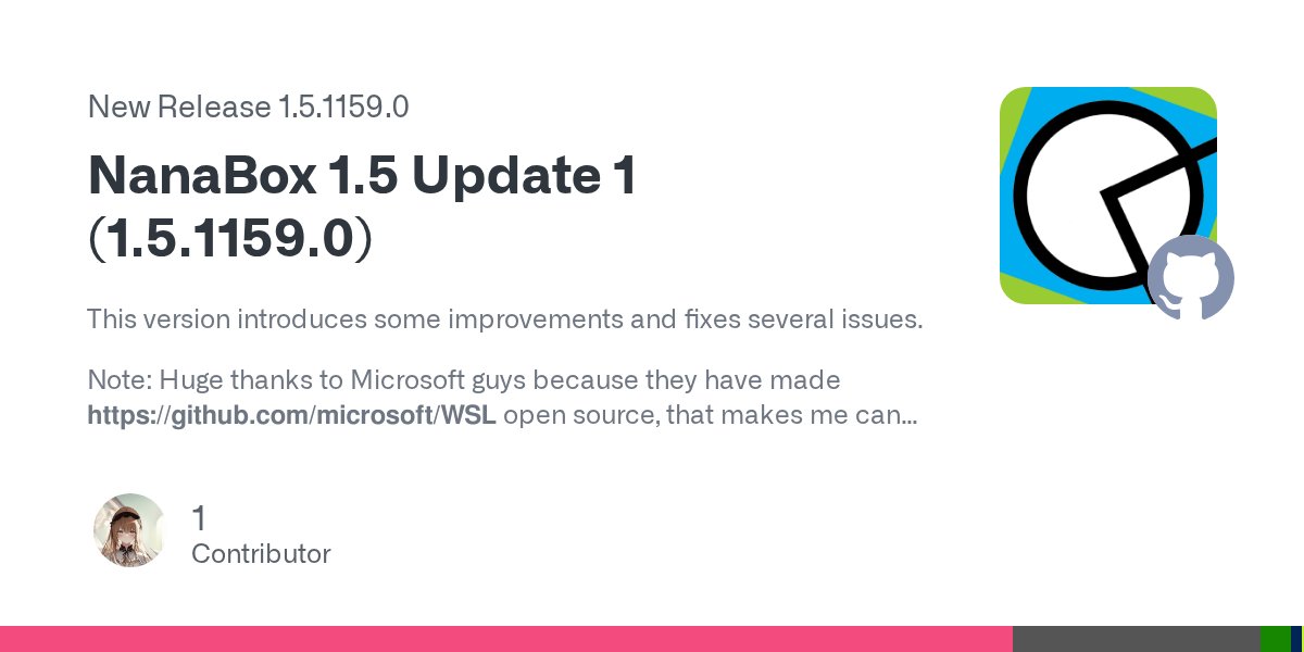 M2TeamOfficial's tweet card. This version introduces some improvements and fixes several issues. Note: Huge thanks to Microsoft guys because they have made https://github.com/microsoft/WSL open source, that makes me can get mo...