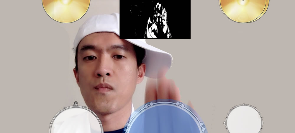 bensonruan's tweet card. To demonstrate motion detection with javascript, we are going to build a web app which let you play drums by waving your hands in the air.