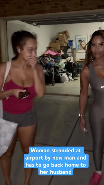 FanOneSports's tweet card. Woman #stranded at #airport by her new man and has to go back home to...