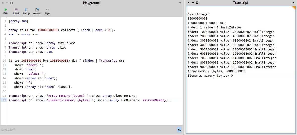 TheDonRaab's tweet card. How an experiment with 64-bit Pharo Smalltalk surprised me.