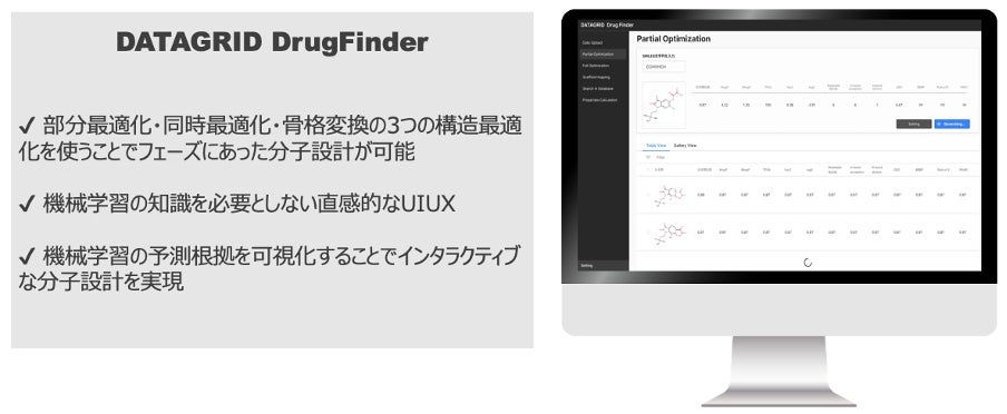 DataGrid__'s tweet card. 株式会社データグリッドのプレスリリース（2023年2月17日 08時00分）ジェネレーティブAIを活用してリード化合物の探索・最適化プロセスを加速させる『DATAGRID DrugFinder（β版）』を開発・ローンチ