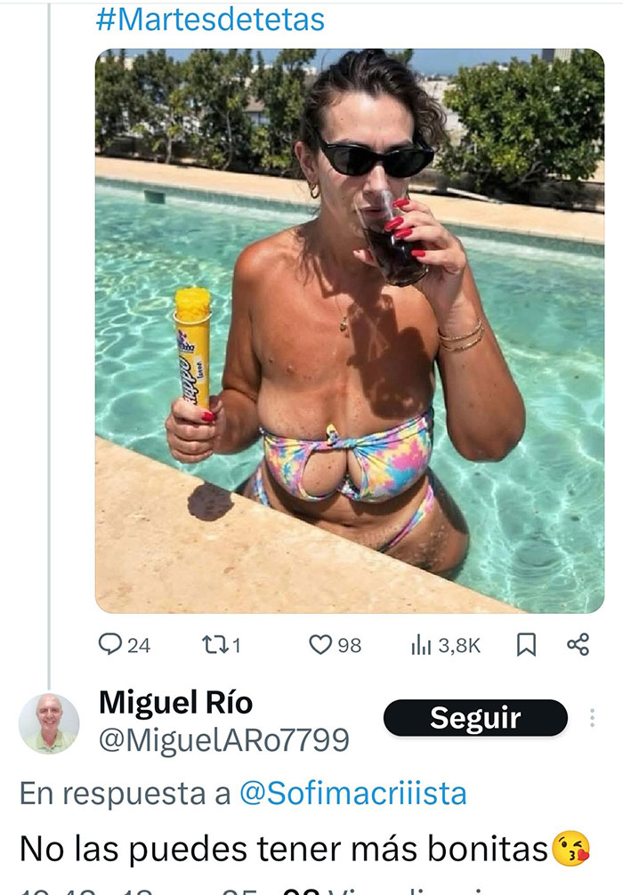 wiselwisel's tweet card. Miguel no perdona una. | WiselWisel