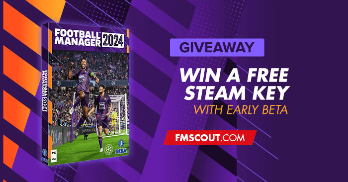 fmscout's tweet card. Win free Steam keys for Football Manager 2024 with early access. Follow @fmscout on twitter / x and repost to enter.