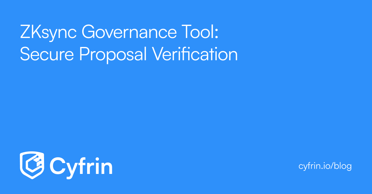 Ubermensh3dot0's tweet card. Ensure secure ZKsync governance with a powerful CLI tool for verifying proposals, decoding transactions, and preventing front-end spoofing before approval.