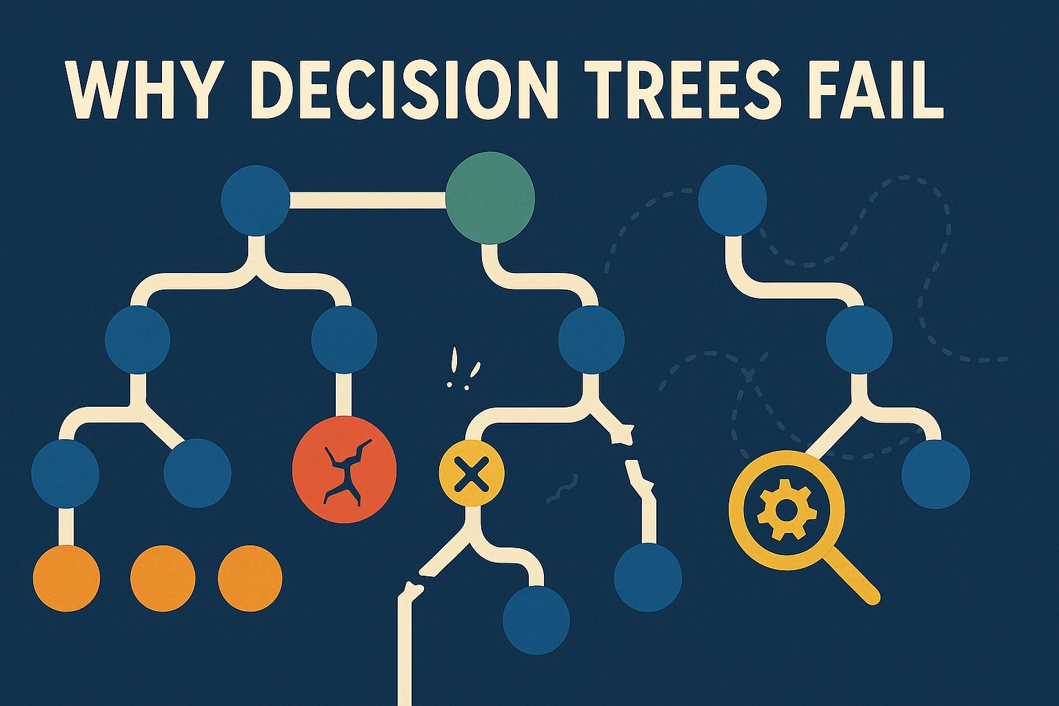 kdnuggets's tweet card. Discover three common reasons why decision tree models fail and learn practical Python solutions to fix them.