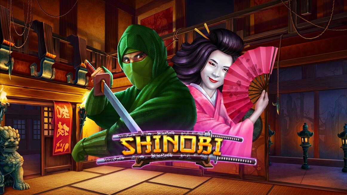 slotopaint1's tweet card. Game Art & Design – Slot Machine: “Shinobi” The visual design blends traditional Japanese aesthetics with modern digital painting, using deep reds, muted golds, and ink-brushed textures to evoke the...