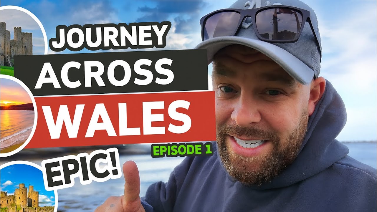 leetvtech's tweet card. EPIC Journey Across Wales Begins! 🏴󠁧󠁢󠁷󠁬󠁳󠁿 (DAY 1)