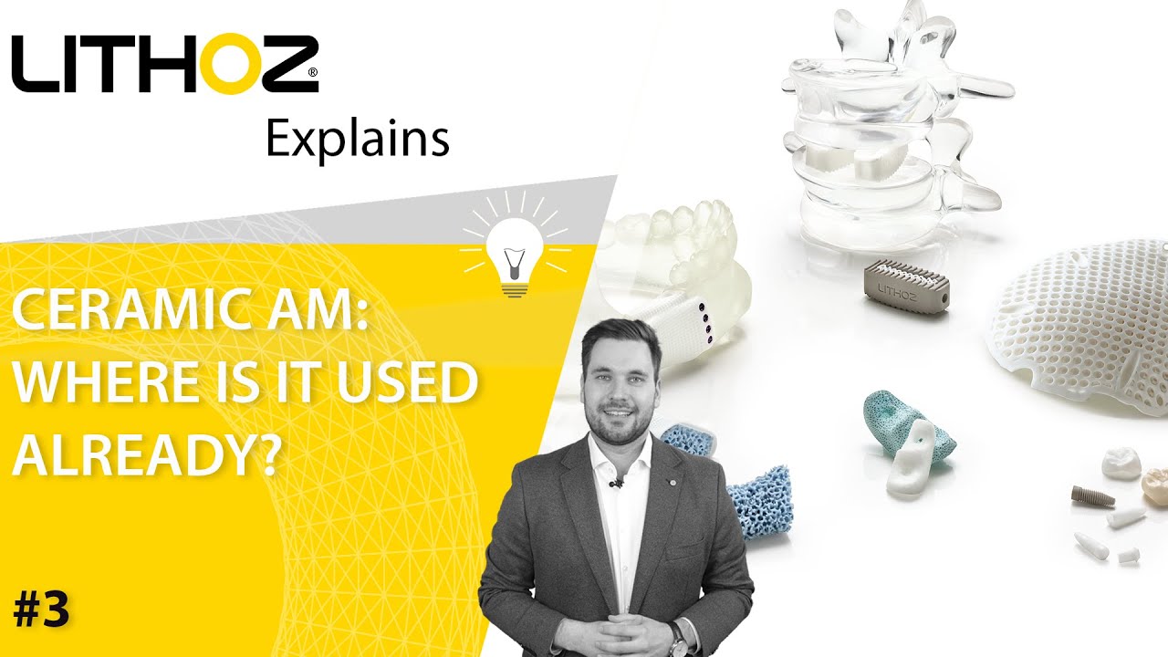 LithozAustria's tweet card. Lithoz Explains #3: Ceramic 3D Printing - Where is it used already?