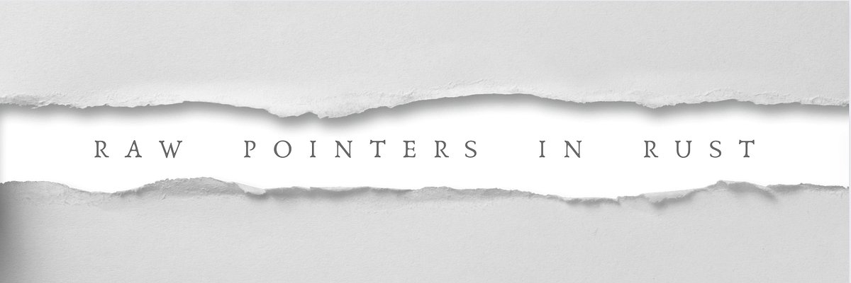 trutane's tweet card. In Rust, pointers are used to reference a location in memory. They are a way of borrowing data stored at a particular address rather than…