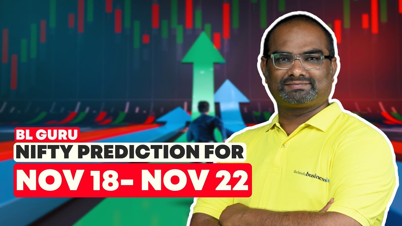gurukmurthy's tweet card. Nifty and Bank Nifty Prediction for the week 18 Nov'24 to 22 Nov'24...