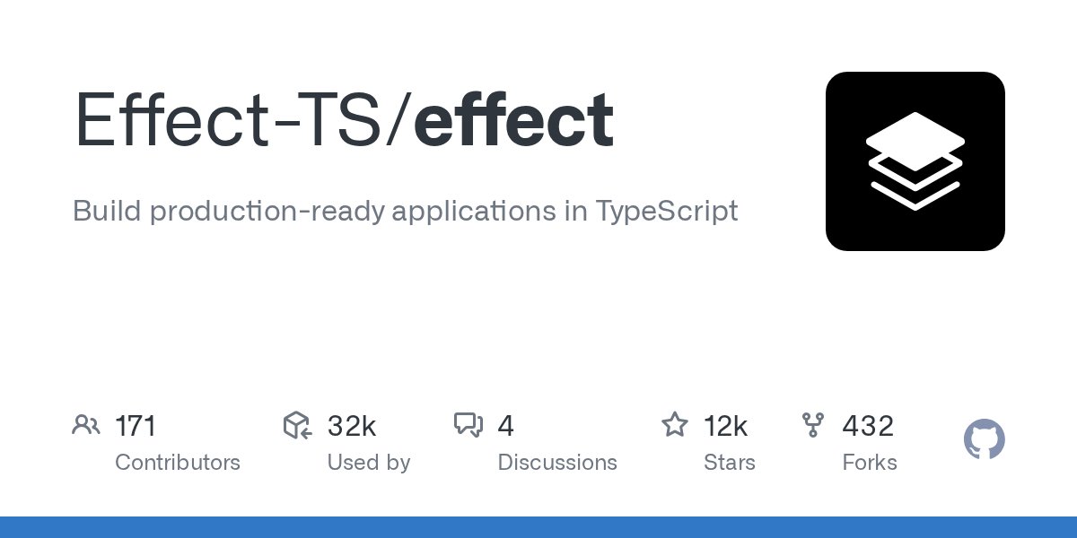 kitlangton's tweet card. Build production-ready applications in TypeScript. Contribute to Effect-TS/effect development by creating an account on GitHub.
