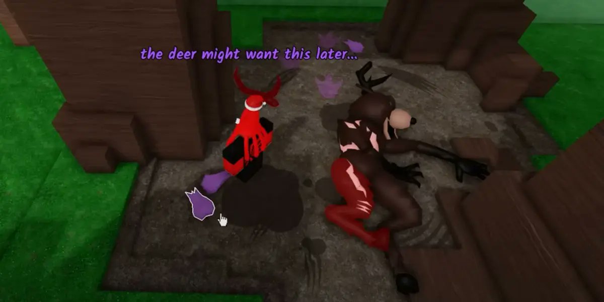 Androidphoria's tweet card. Te presentamos el tutorial paso a paso más sencillo para salvar al ciervo de 99 Noches en el Bosque de Roblox.