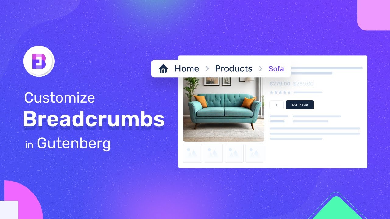 EssentialBlocks's tweet card. How to Add & Customize Breadcrumbs on WordPress with Essential...