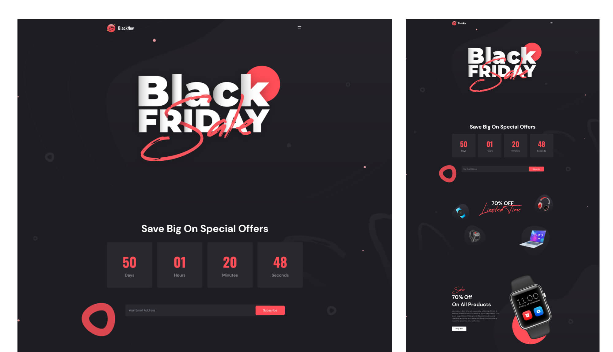 EssentialBlocks's tweet card. The Black Friday starter template pack is a complete collection of premium, stunning, ready templates to help you create a stunning sales website using Gutenberg from Templately.