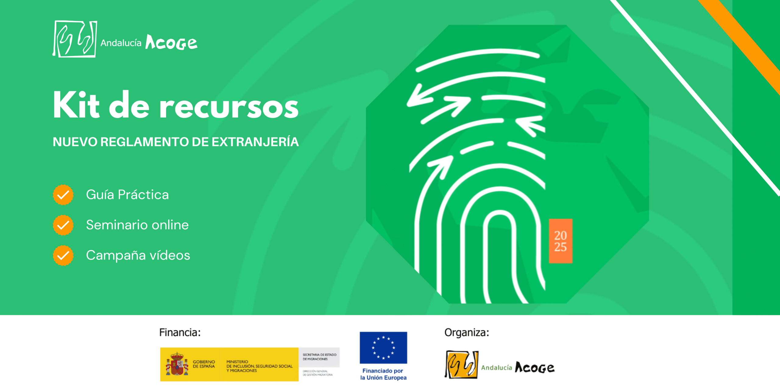 HAcoge's tweet card. Ante la entrada en vigor del nuevo Reglamento de Extranjería el pasado 20 de mayo de 2025, desde Andalucía Acoge hemos preparado un kit de recursos informativos y de análisis en diferentes formatos:...