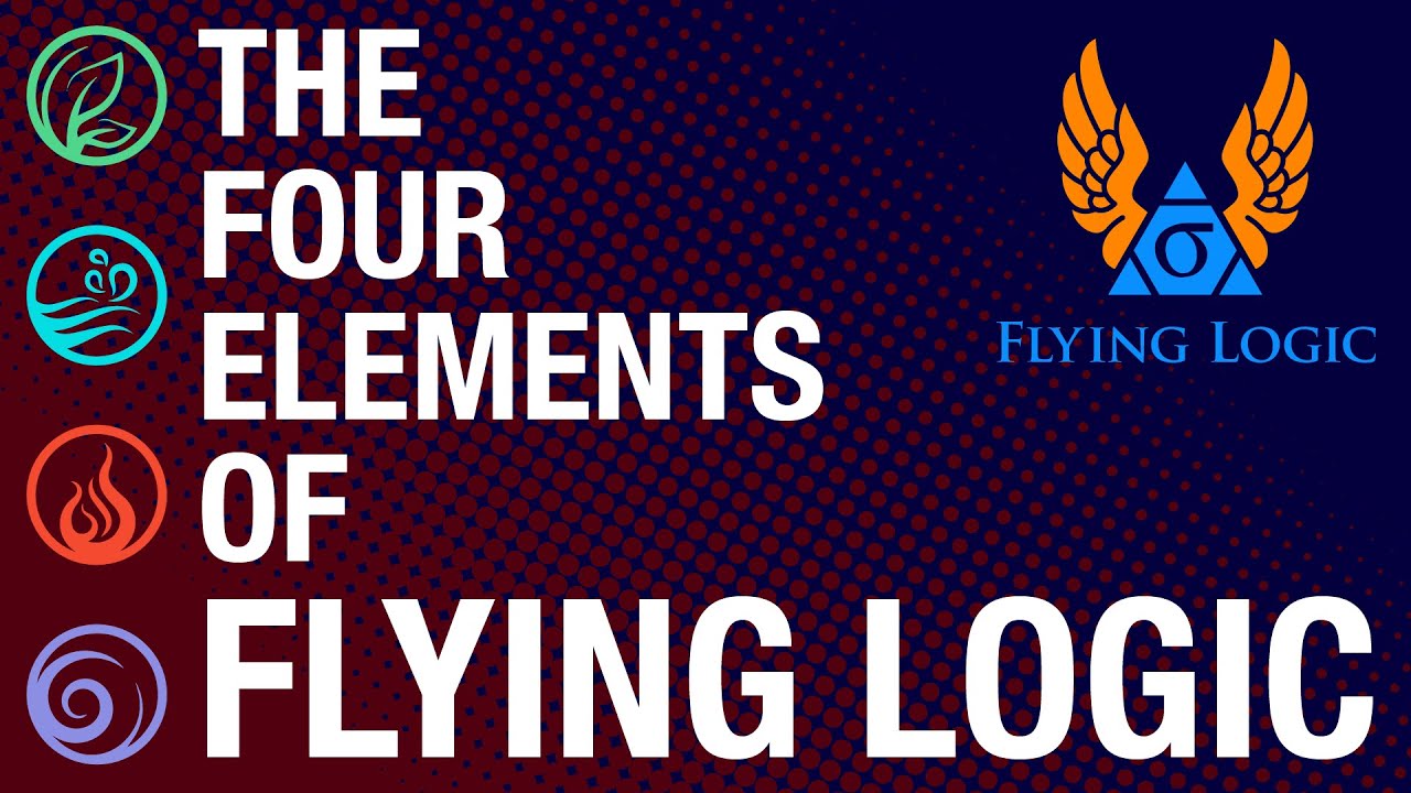 FlyingLogic's tweet card. Quick Tip - The Four Elements of Flying Logic