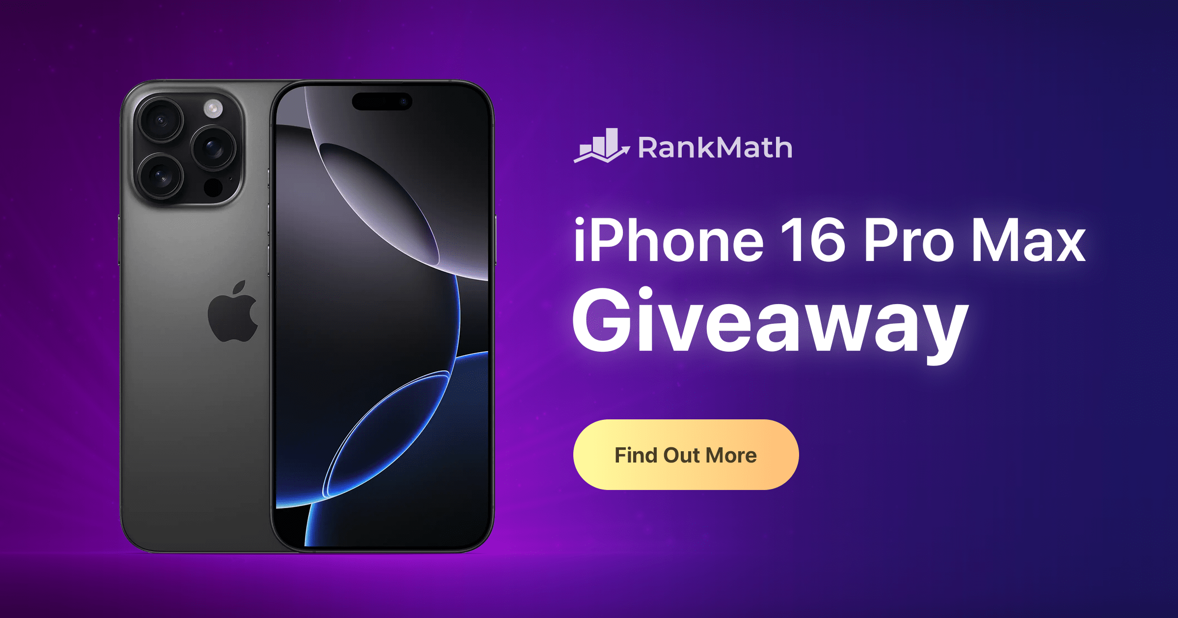 rankmathseo's tweet card. Update: Congratulations to Kenneth Fong for winning the iPhone 16 Pro Max giveaway. We have emailed you with further details.