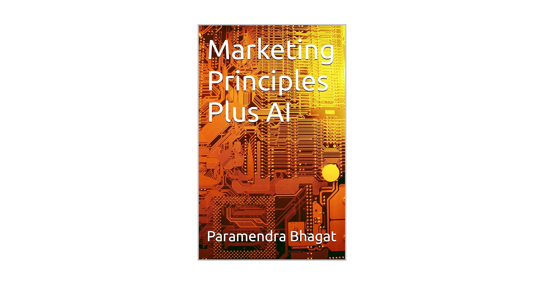 paramendra's tweet card. Marketing Principles Plus AI