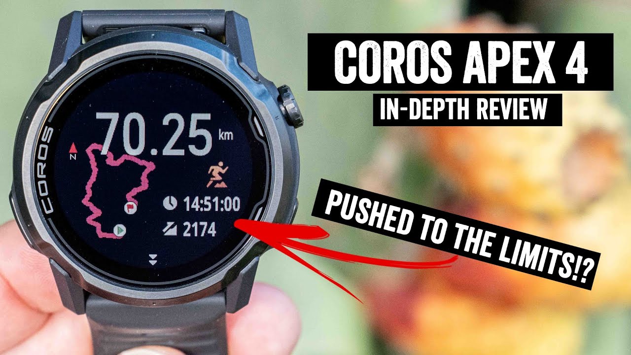 dcrainmakerblog's tweet card. COROS APEX 4 In-Depth Review: 21 New Things to Nnow!